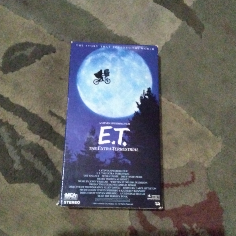 Rare ET vhs